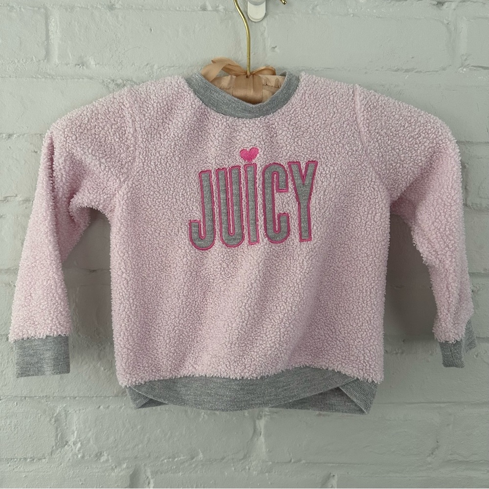 Kids / Toddler Juicy Couture Teddy Pullover Crewneck Sweatshirt